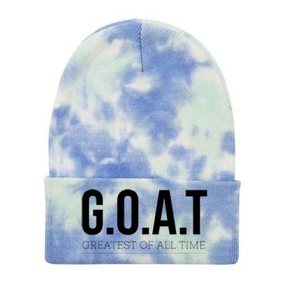 GOAT Greatest Of All Time Tie Dye 12in Knit Beanie