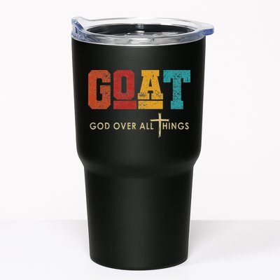 Goat God Over All Things Jesus Religion God Bible Christian Tumbler