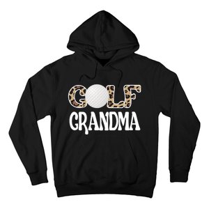 Golf Grandma Of A Golf Player Golfing Grandma Premium Hoodie