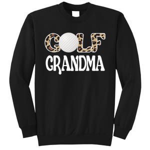 Golf Grandma Of A Golf Player Golfing Grandma Premium Sweatshirt