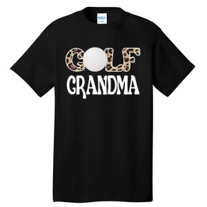 Golf Grandma Of A Golf Player Golfing Grandma Premium Tall T-Shirt