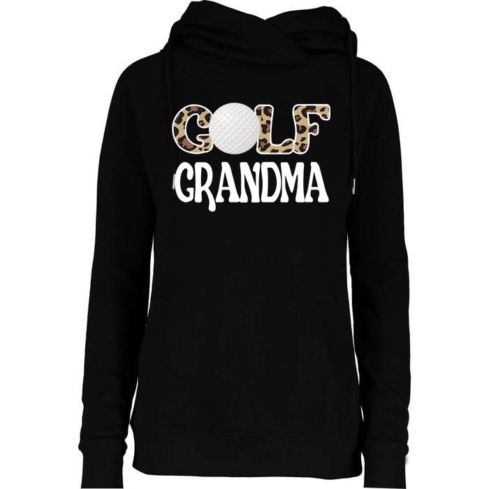 Golf Grandma Of A Golf Player Golfing Grandma Premium Womens Funnel Neck Pullover Hood