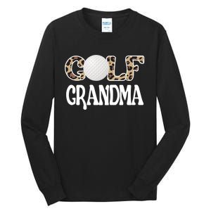 Golf Grandma Of A Golf Player Golfing Grandma Premium Tall Long Sleeve T-Shirt