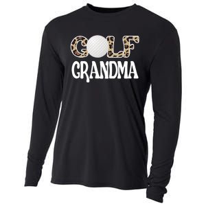 Golf Grandma Of A Golf Player Golfing Grandma Premium Cooling Performance Long Sleeve Crew