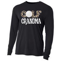 Golf Grandma Of A Golf Player Golfing Grandma Premium Cooling Performance Long Sleeve Crew