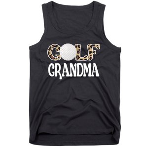 Golf Grandma Of A Golf Player Golfing Grandma Premium Tank Top