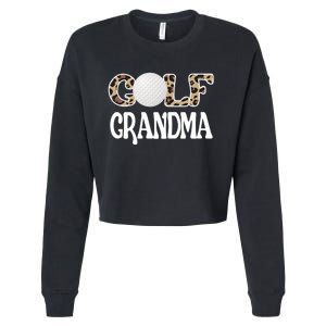 Golf Grandma Of A Golf Player Golfing Grandma Premium Cropped Pullover Crew