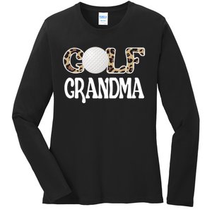 Golf Grandma Of A Golf Player Golfing Grandma Premium Ladies Long Sleeve Shirt