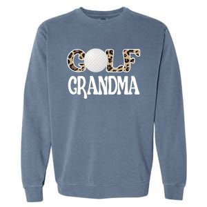 Golf Grandma Of A Golf Player Golfing Grandma Premium Garment-Dyed Sweatshirt