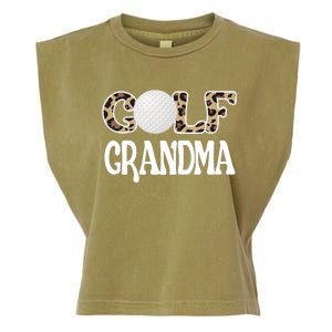 Golf Grandma Of A Golf Player Golfing Grandma Premium Garment-Dyed Women's Muscle Tee