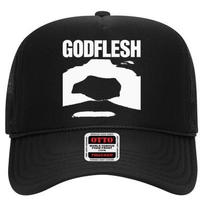 Godflesh High Crown Mesh Back Trucker Hat