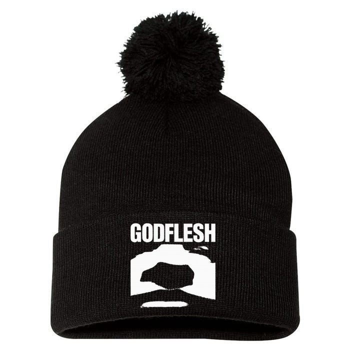 Godflesh Pom Pom 12in Knit Beanie