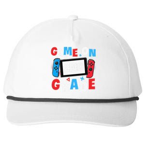 Gaming Game On 2nd Grade Second First Day School Gamer Snapback Five-Panel Rope Hat