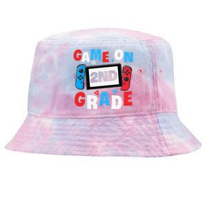 Gaming Game On 2nd Grade Second First Day School Gamer Tie-Dyed Bucket Hat