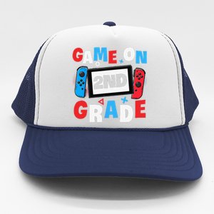 Gaming Game On 2nd Grade Second First Day School Gamer Trucker Hat