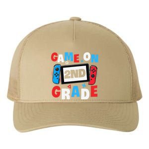 Gaming Game On 2nd Grade Second First Day School Gamer Yupoong Adult 5-Panel Trucker Hat