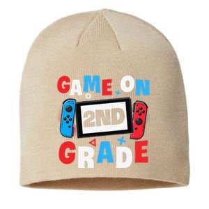 Gaming Game On 2nd Grade Second First Day School Gamer Sustainable Beanie