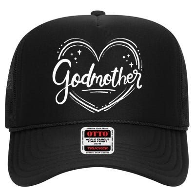 Godmother High Crown Mesh Back Trucker Hat