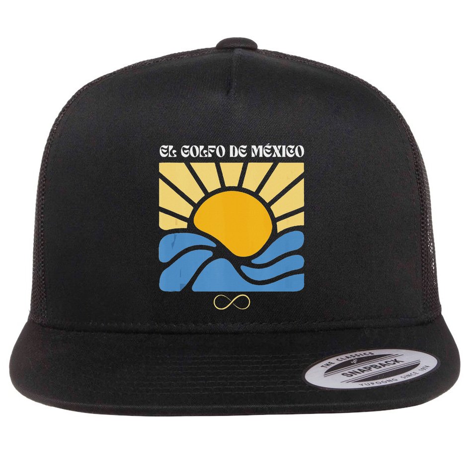 Groovy Gulf Of Mexico Forever Liberal El Golfo De Mexico Tank Top Flat Bill Trucker Hat