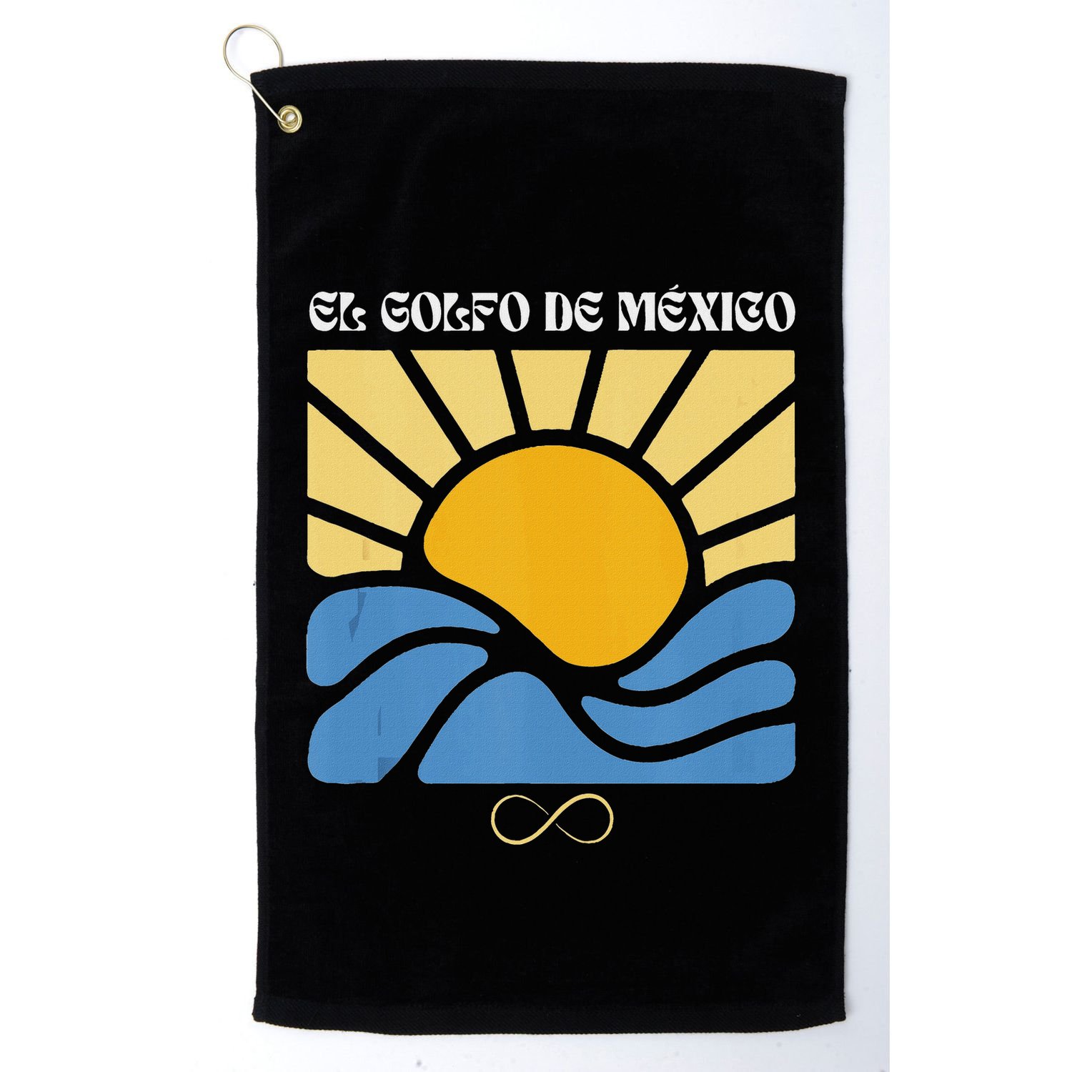 Groovy Gulf Of Mexico Forever Liberal El Golfo De Mexico Tank Top Golf Towel