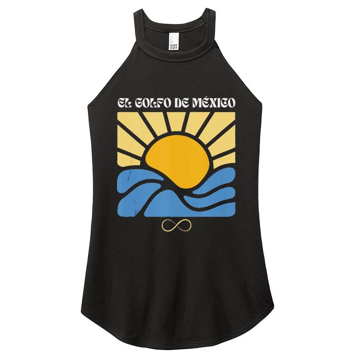 Groovy Gulf Of Mexico Forever Liberal El Golfo De Mexico Tank Top Women's Perfect Tri Rocker Tank