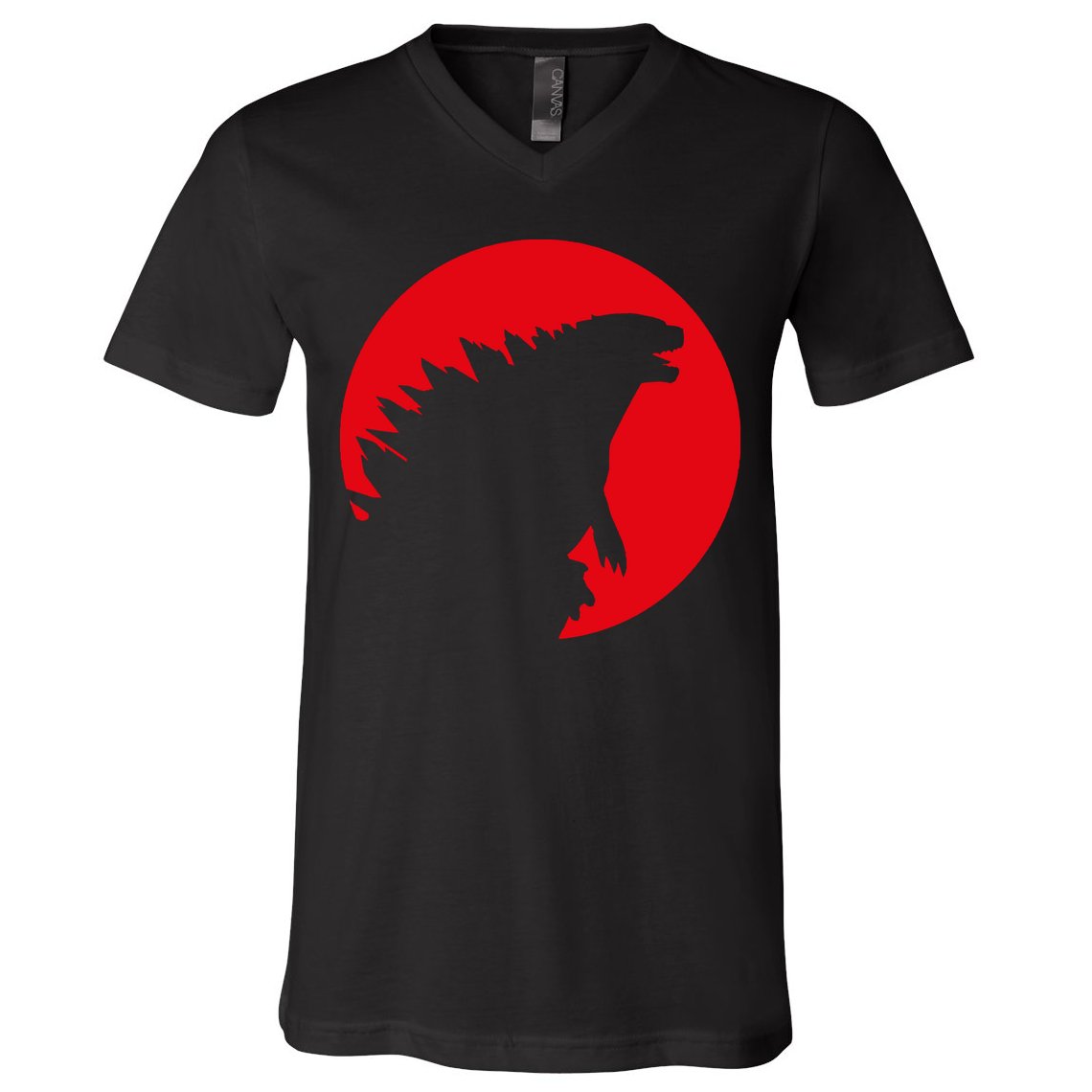 God.dzilla V-Neck T-Shirt