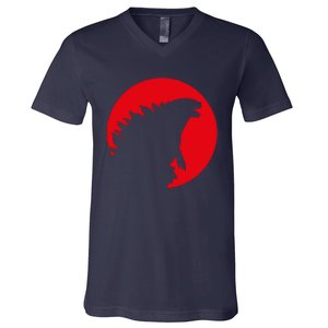 God.dzilla V-Neck T-Shirt