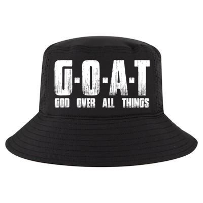 GOAT God Over All Things Cool Comfort Performance Bucket Hat