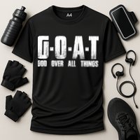 GOAT God Over All Things Cooling Performance Crew T-Shirt