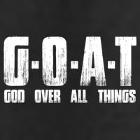 GOAT God Over All Things Adult Drive Performance Visor