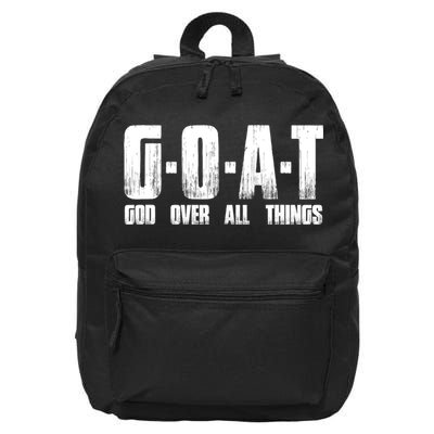 GOAT God Over All Things 16 in Basic Backpack