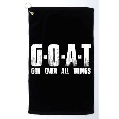 GOAT God Over All Things Golf Towel