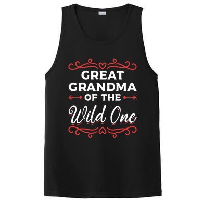 Great Grandma Of Wild One Great Grandma Of The Wild One Gift PosiCharge Competitor Tank