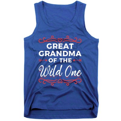 Great Grandma Of Wild One Great Grandma Of The Wild One Gift Tank Top