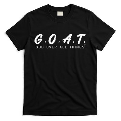 G.O.A.T God Over All Thing Black And White T-Shirt