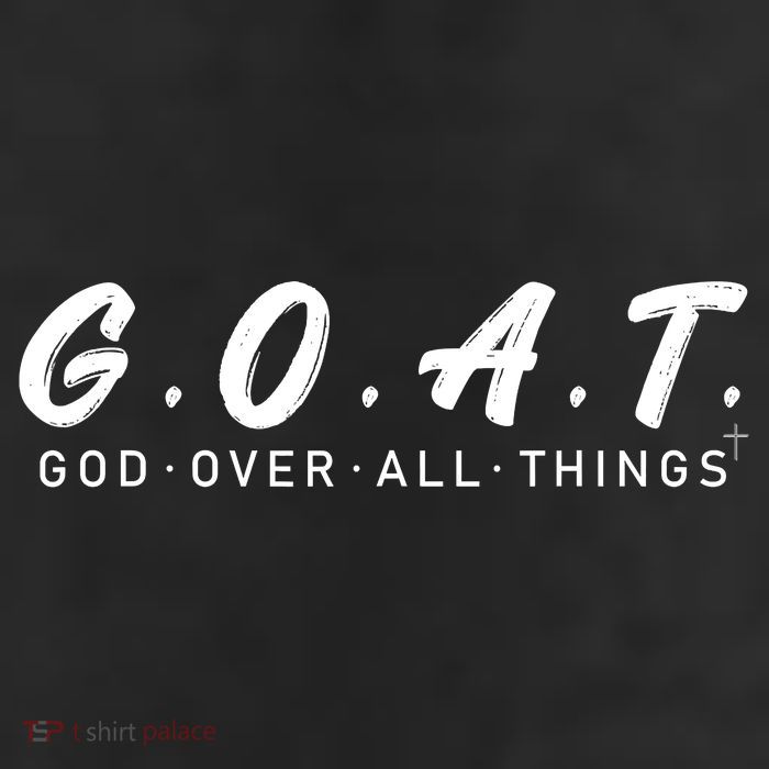 G.O.A.T God Over All Thing Black And White 11oz C Handle Ceramic Mug