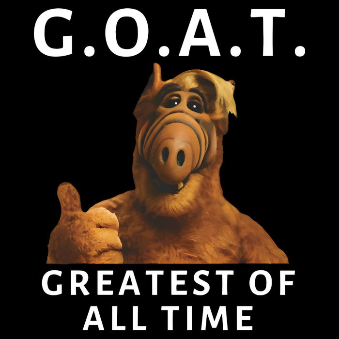 G.O.A.T. Greatest Of All Time Alf Goat Button