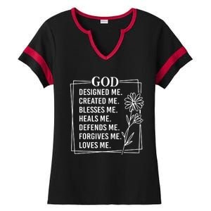 God Ladies Halftime Notch Neck Tee