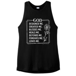 God Ladies PosiCharge Tri-Blend Wicking Tank