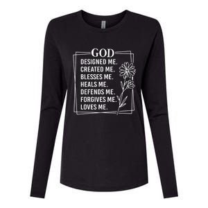 God Womens Cotton Relaxed Long Sleeve T-Shirt