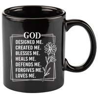 God 11oz C Handle Ceramic Mug