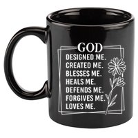 God 11oz C Handle Ceramic Mug