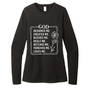 God Womens CVC Long Sleeve Shirt