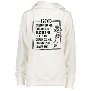 God Womens Funnel Neck Pullover Hood