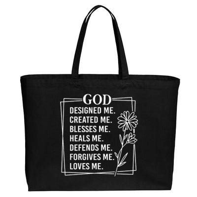 God Cotton Canvas Jumbo Tote