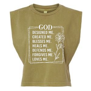 God Garment-Dyed Women's Muscle Tee