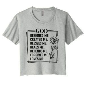 God Women's Crop Top Tee