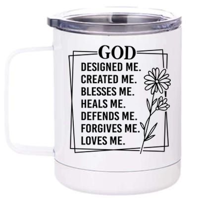 God 12 oz Stainless Steel Tumbler Cup