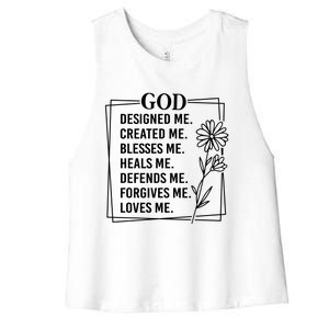 God Women's Racerback Cropped Tank