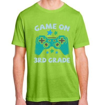 Gaming Game On 3Rd Grade Third First Day School Gamer Gift Adult ChromaSoft Performance T-Shirt